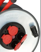 Brennenstuhl ProfessionalLINE SteelCore Serisi Bremaxx IP44 Lisanslı 5 Yıl Garantili IP44 Lisanslı Çelik Tambur 50 Metre Makaralı Kablo H07BQ-F 3G1.5 thumbnail 5