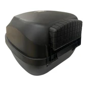 GAFF G32 Carbon Tasarımlı Motosiklet Arka Çanta 32 Litre Sırt Dayamalı Port Bagaj Kilitli Siyah - 4