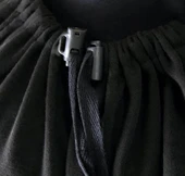 BabyJem Tül Pencereli Emzirme Önlüğü 735 Siyah thumbnail 4