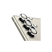 Sunix Samsung S25 İle Uyumlu Darbeye Dayanıklı Safir Kamera Lens Koruyucu Şeffaf - 1