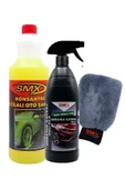 SMX Seramik Katkılı Hızlı Ve Pratik Cila %40 Cilalı Oto Şampuanı Mikrofiber Oto Yıkama Eldiveni thumbnail 1