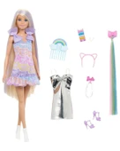 Barbie Upuzun Muhteşem Saçlı Bebek Saç Tasarım Oyun Seti JCT72 - 3