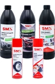SMX 5'li Araç Bakım Seti(lastik,tampon,torpido Parlatıcı-motor Tem.-genel Tem.) thumbnail 1