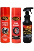 SMX Susuz Motor Temizleme Spreyi / Lastik Parlatıcı / Seramik Cila / Hızlı Cila / Pratik Cila - 1