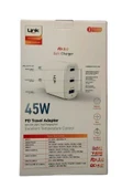 LİNKTECH 45w USB + USB-C (TYPE-C) Süper Hızlı Şarj Aleti Adaptörü Orjinal Muadil Ürün - 2
