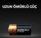 DURACELL CR2 3V Lithium Pil Alarm - Lazer Fotoğraf Makinesi vb Özel Cihazlar için Lityum Pil (2li Pkt.) - 2