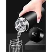 samur parti parti aksesuar & kostüm Dijital Sıcaklık Göstergeli Termos 500ml - 4