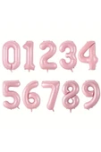 Beysüs Pembe 9 Rakam Folyo Balon 80 cm - 2