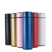 samur parti parti aksesuar & kostüm Dijital Sıcaklık Göstergeli Termos 500ml - 5