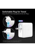 Spigen 45W USB-C Güç Adaptörü 2 Port (Akım Korumalı) 20W/45W Şarj Cihazı  PE2010 White - ACH02613 - 4