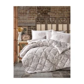 CLASY ÇİFT KİŞİLİK RANFORCE YORGAN JUNA BEJ thumbnail 1