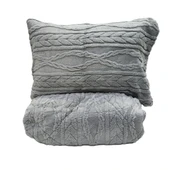 COMFORT YORGAN SETİ ÇİFT KİŞİLİK IVY GRİ - 2