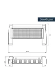 Kumtel Ks-2819 Quartz 1200 Watt Elektrikli Isıtıcı Devrilme Emniyetli  Siyah 2 Adet - 3