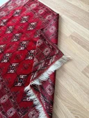 110x153 cm El Dokuma Afgan Kilimi, Canlı Renkler, Vintage Yün Halı, Oturma Odası ve Yatak Odası için Dekoratif Halı - 6