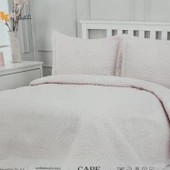 ÖZDİLEK NAKIŞLI YATAK ÖRTÜSÜ TEK KİŞİLİK CARE PUDRA - 1