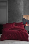 CLASY TEK KİŞİLİK NATURE YORGAN SUAVE 18 BORDO - 2