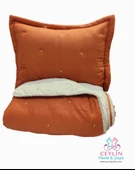 POİNT ÇİFT KİŞİLİK YATAK ÖRTÜSÜ KİREMİT thumbnail 2