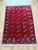 110x153 cm El Dokuma Afgan Kilimi, Canlı Renkler, Vintage Yün Halı, Oturma Odası ve Yatak Odası için Dekoratif Halı - 5