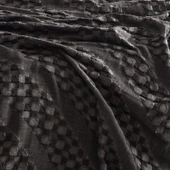 ŞAHESER JAKARLI YATAK ÖRTÜSÜ ÇİFT KİŞİLİK ENZA ANTRASİT thumbnail 2