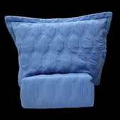 VNL STAR ÇİFT KİŞİLİK YATAK ÖRTÜSÜ İNDİGO thumbnail 3