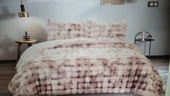 BUBBLE SOFT TAVŞAN TÜYÜ ÇİFT KİŞİLİK YATAK ÖRTÜSÜ KAHVE - 2