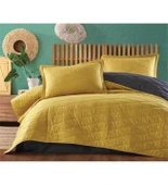 CLASY RANFORCE YATAK ÖRTÜSÜ ÇİFT KİŞİLİK LORNA SARI thumbnail 2