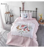 CLUP COTTON TEK KİŞİLİK YATAK ÖRTÜSÜ BASKILI ROXY - 2