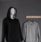 Unisex Günlük Kapüşonlu Cepli Sweatshirt Baveno - 3