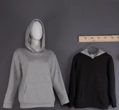Unisex Günlük Kapüşonlu Cepli Sweatshirt Baveno - 6