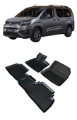 Toyota Proace City 2021 ve Sonrası 3d Havuzlu Araca Özel Paspas Takımı - 1