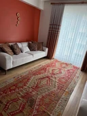 165x375 cm Büyük Boy Antik Türk Kilimi, El Dokuma Vintage Anadolu Kilimi, Geleneksel Yün Kilim, Dekoratif Alan Halısı - 2