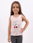 Kız Çocuk Kiraz Nakışlı Atlet thumbnail 6