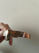 Pirinç Kartallı Bakır Bileklik Kartal Beşiktaş Bileklik El Yapımı Bakır Bileklik Aksesuar Takı Akseusuar Kutulu - 4