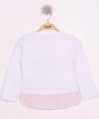 Toontoy Kız Çocuk Uğur Böceği Nakışlı T-Shirt - 4