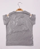 Toontoy Kız Çocuk SI Baskılı Şeritli Tişört thumbnail 10