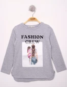 Toontoy Kız Çocuk Fashion Baskılı Tişört - 9