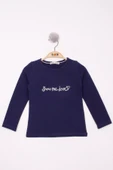 Toontoy Kız Çocuk Show Me Love Nakışlı T-Shirt - 1