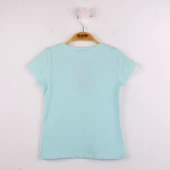 Toontoy Kız Çocuk Çiçek Nakışlı Tişört - 4