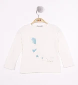 Toontoy Kız Çocuk Balon Baskılı T-Shirt - 5