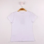 Toontoy Kız Çocuk Çiçek Nakışlı Tişört - 12