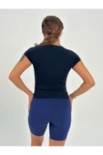 Fitted/vücuda Oturan Crop T-shirt - 7