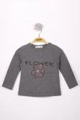 Toontoy Kız Çocuk Flower Baskılı T-Shirt - 5