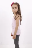 Toontoy Kız Çocuk Kedi Baskılı Atlet - 5