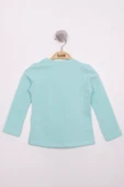 Toontoy Kız Çocuk Göğsü Pul Nakışlı T-Shirt - 10