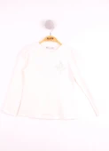 Toontoy Kız Çocuk Göğsü Çiçek Nakışlı T-Shirt - 11