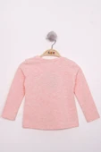 Toontoy Kız Çocuk Göğsü Pul Nakışlı T-Shirt - 8