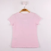 Toontoy Kız Çocuk Çiçek Nakışlı Tişört - 2