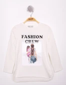 Toontoy Kız Çocuk Fashion Baskılı Tişört - 7