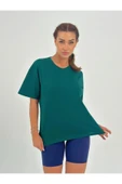 Baskısız Basıc Pamuklu Oversize T-shirt - 6