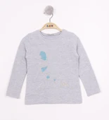 Toontoy Kız Çocuk Balon Baskılı T-Shirt - 1